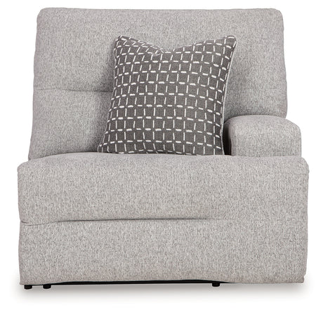 Acklen Place Pewter 5-Piece Power Reclining Sectional from Ashley - Luna Furniture