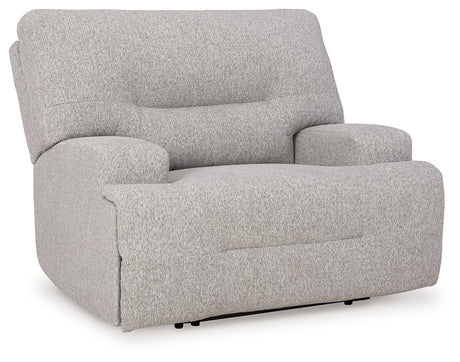 Acklen Place Pewter Oversized Power Recliner from Ashley - Luna Furniture