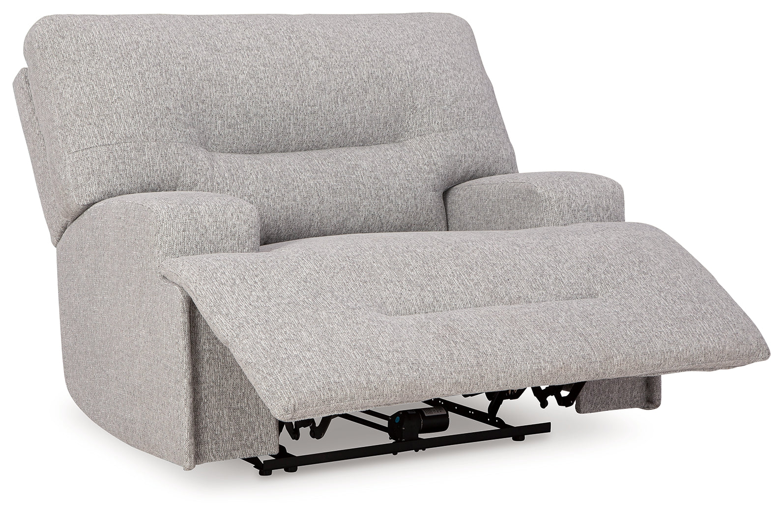Acklen Place Pewter Oversized Power Recliner - Luna Furniture