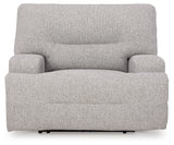 Acklen Place Pewter Oversized Power Recliner from Ashley - Luna Furniture