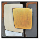 Actman Cream/Brown/Gray Wall Art from Ashley Furniture - Luna Furniture