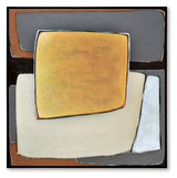 Actman Cream/Brown/Gray Wall Art from Ashley Furniture - Luna Furniture