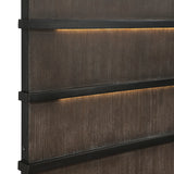 Acworth Brownish Gray Queen Panel Bed from Homelegance - Luna Furniture