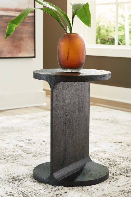 Adderley Black Accent Table from Ashley - Luna Furniture