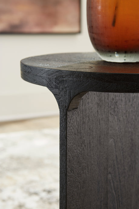 Adderley Black Accent Table from Ashley - Luna Furniture