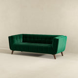 Addison Green Large Velvet Sofa from Ashcroft Furniture - Luna Furniture