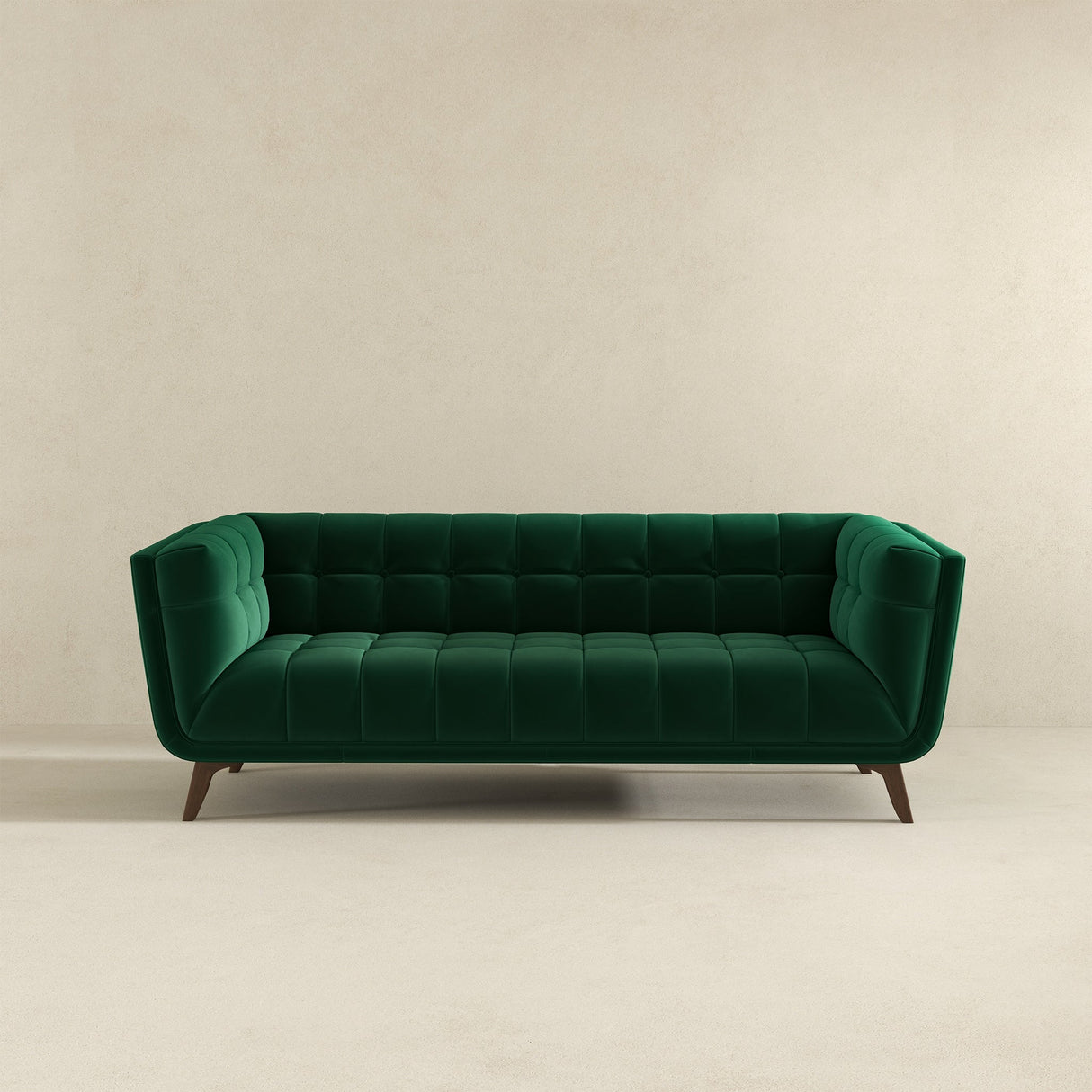 Addison Green Large Velvet Sofa from Ashcroft Furniture - Luna Furniture