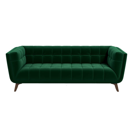 Addison Green Large Velvet Sofa from Ashcroft Furniture - Luna Furniture