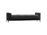 Adela Convertible Sofa Anthracite in Anthracaite from Furnia - Luna Furniture
