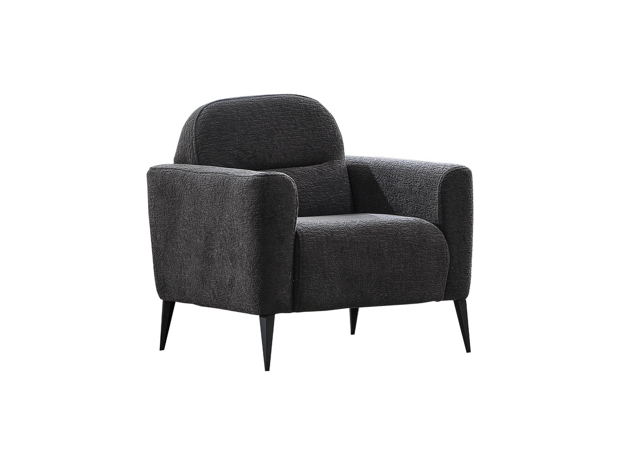 Adela Chair in Anthracite from Furnia - Luna Furniture
