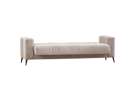 Adela Convertible Sofa in Cream from Furnia - Luna Furniture