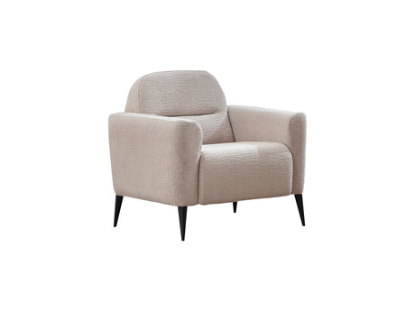 Adela 3-pieces (Sofa & Loveseat & Chair) Livingroom Set in Cream from Furnia - Luna Furniture