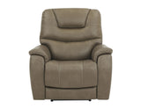 Adelaide Caramel Vegan Leather Dual-Power Zero-Gravity Recliner from Steve Silver - Luna Furniture