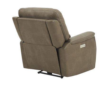 Adelaide Caramel Vegan Leather Dual-Power Zero-Gravity Recliner from Steve Silver - Luna Furniture