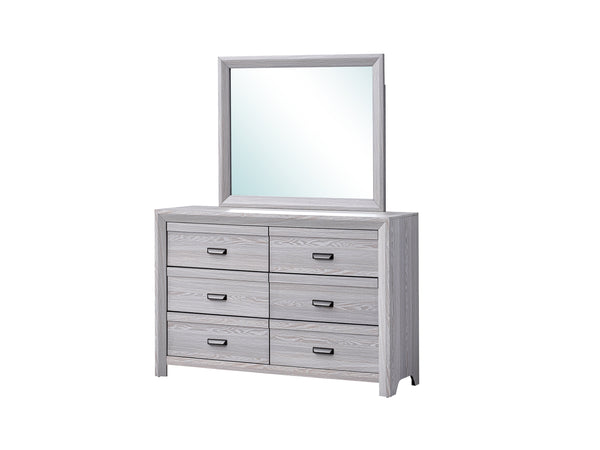 Adelaide Driftwood Dresser Mirror (Mirror Only)