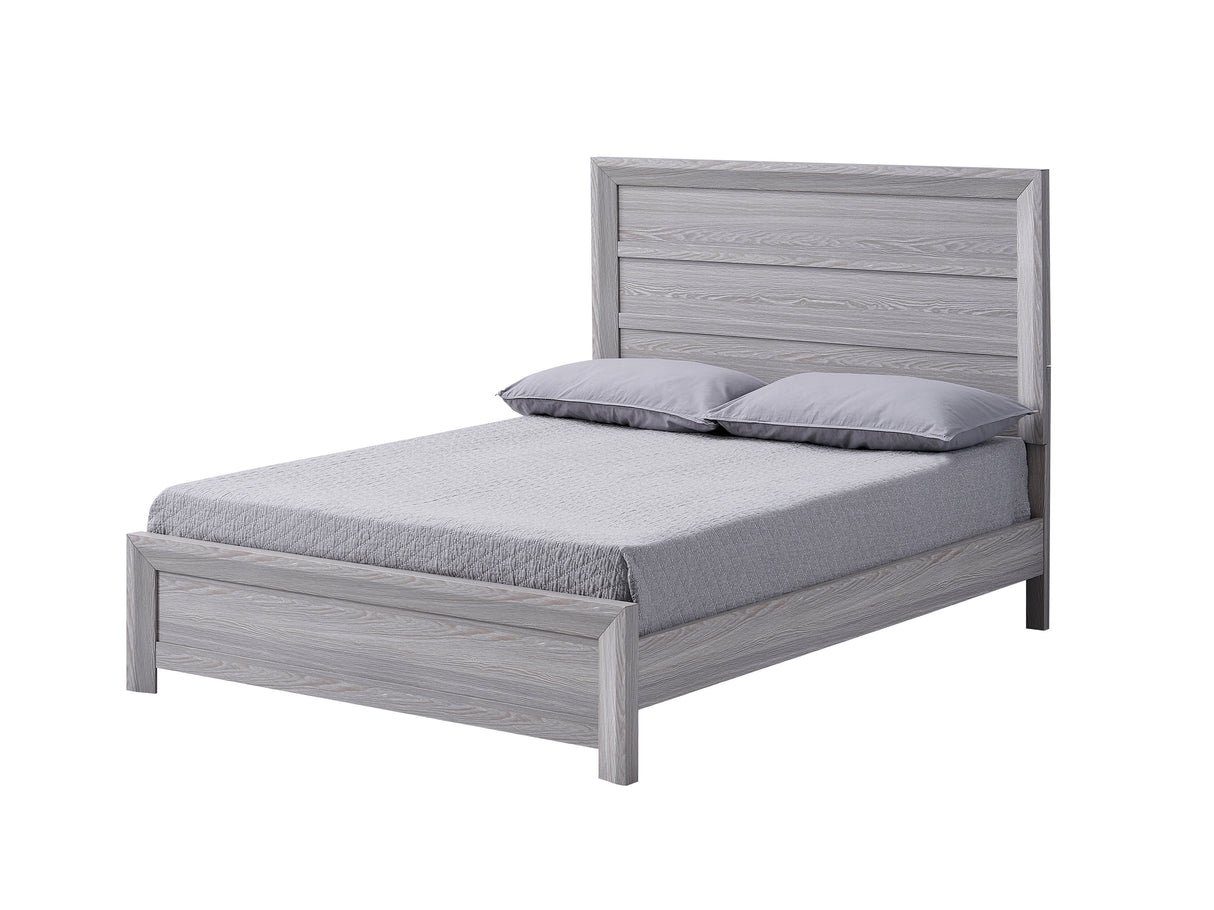 Adelaide Driftwood King Panel Bed from Crown Mark - Luna Furniture