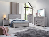 Adelaide Driftwood King Panel Bed from Crown Mark - Luna Furniture