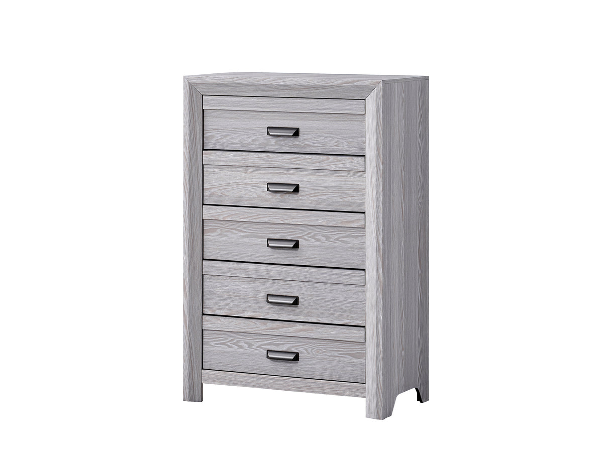 Adelaide Driftwood Upholstered Panel Youth Bedroom Set from Crown Mark - Luna Furniture