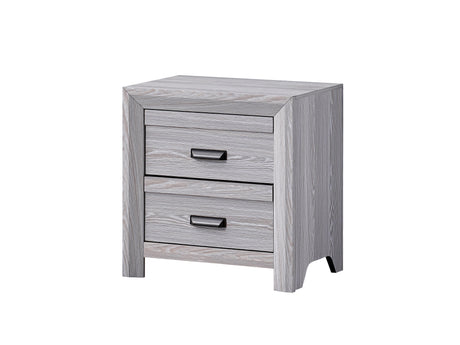 Adelaide Driftwood Upholstered Panel Bedroom Set from Crown Mark - Luna Furniture