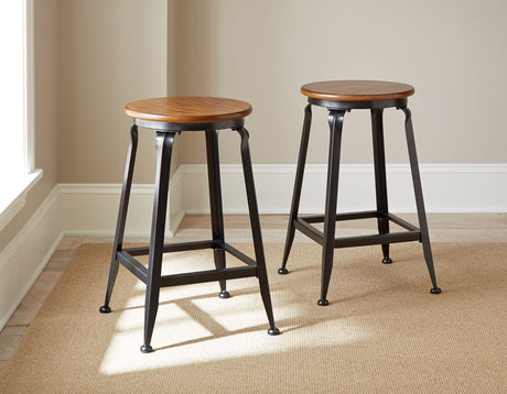 Adele 24″ Backless Counter Stool from Steve Silver - Luna Furniture