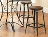 Adele Black/Natural Counter Height Dining Set from Steve Silver - Luna Furniture