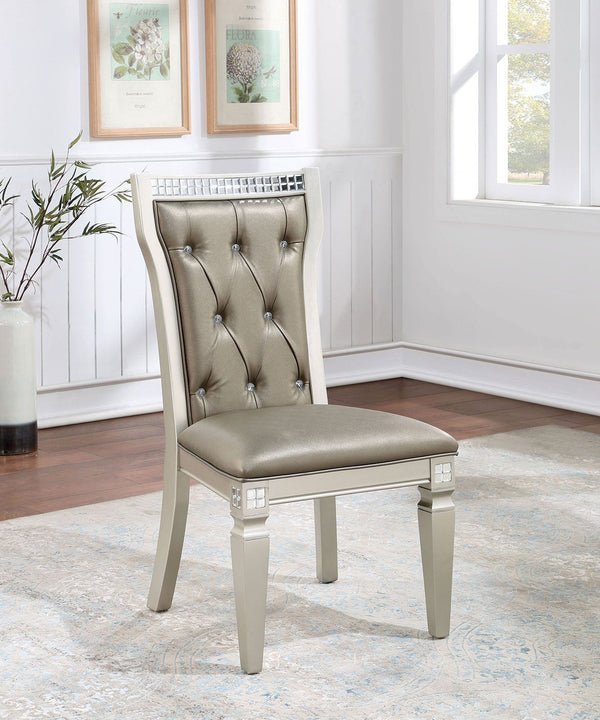 Adelina Champagne/Warm Gray Side Chair
