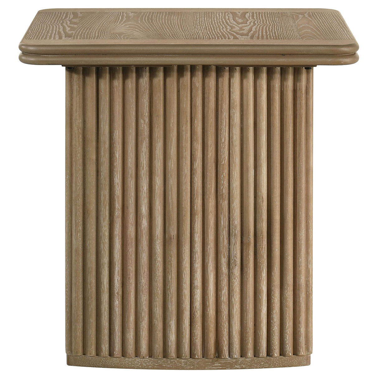 Adina Distressed Light Brown 3-Piece Wood Coffee Table Set from Coaster - Luna Furniture