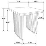 Adina Distressed Light Brown 3-Piece Wood Coffee Table Set from Coaster - Luna Furniture