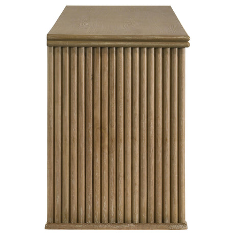 Adina Distressed Light Brown 70-inch TV Stand Media Console from Coaster - Luna Furniture