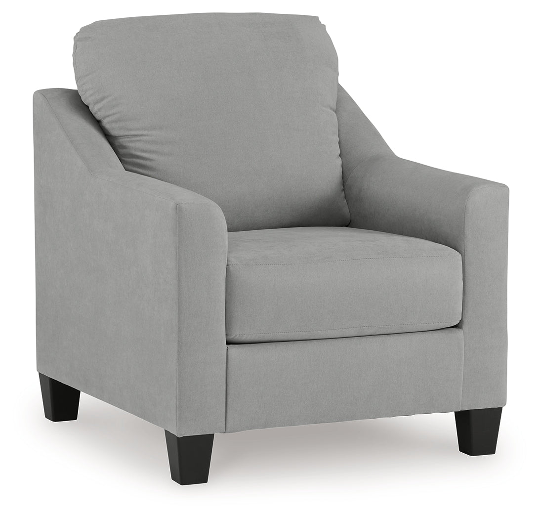 Adlai Shadow Sofa, Loveseat, Chair and Ottoman from Ashley - Luna Furniture
