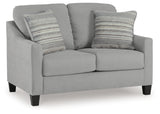 Adlai Shadow Sofa, Loveseat, Chair and Ottoman from Ashley - Luna Furniture