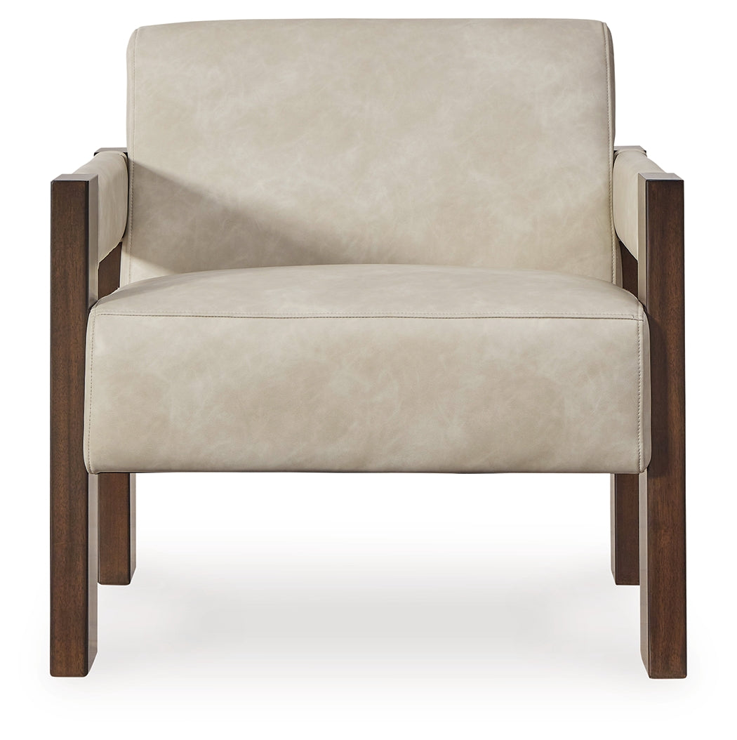 Adlanlock Bone Accent Chair from Ashley - Luna Furniture