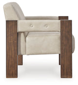 Adlanlock Bone Accent Chair from Ashley - Luna Furniture