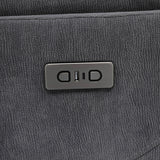 Adler Charcoal Gray Upholstered Power Swivel Glider Recliner from Coaster - Luna Furniture