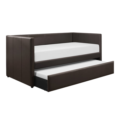 Adra Dark Brown Daybed with Trundle from Homelegance - Luna Furniture