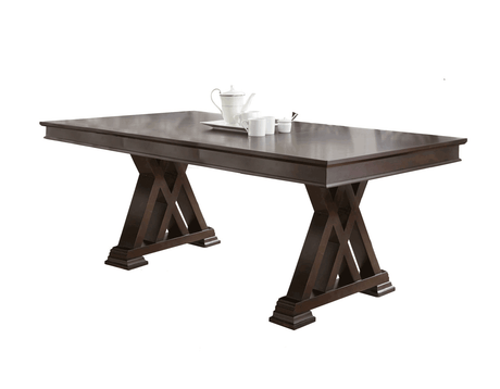 Adrian Espresso Dining Table from Steve Silver - Luna Furniture