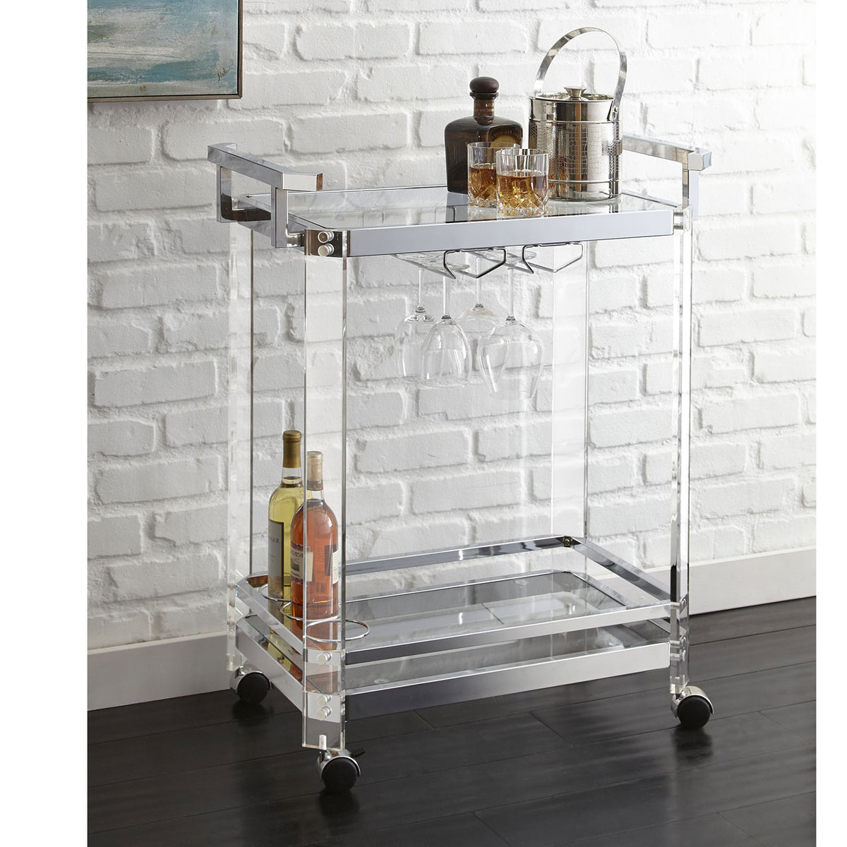 Steve Silver Aerin Server Cart – Luna Furniture