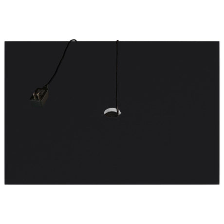 Aero Black 5-Shelf Display Curio Cabinet with LED and Clear Tempered Glass Shelves from Coaster - Luna Furniture