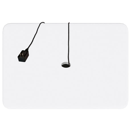 Aero Glossy White 5-Shelf Display Curio Cabinet with LED and Clear Tempered Glass Shelves from Coaster - Luna Furniture