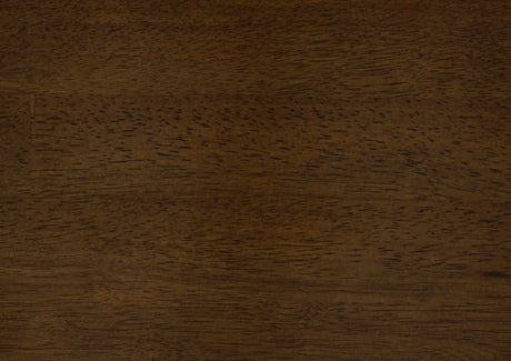 Aiden Brown Glass Top Round Dining Table from Homelegance - Luna Furniture