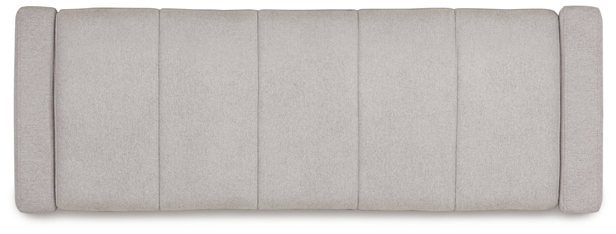 Akselman Gray Storage Bench from Ashley - Luna Furniture