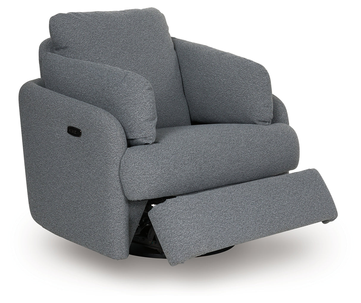 Alainmont Salt and Pepper Swivel Power Recliner from Ashley - Luna Furniture