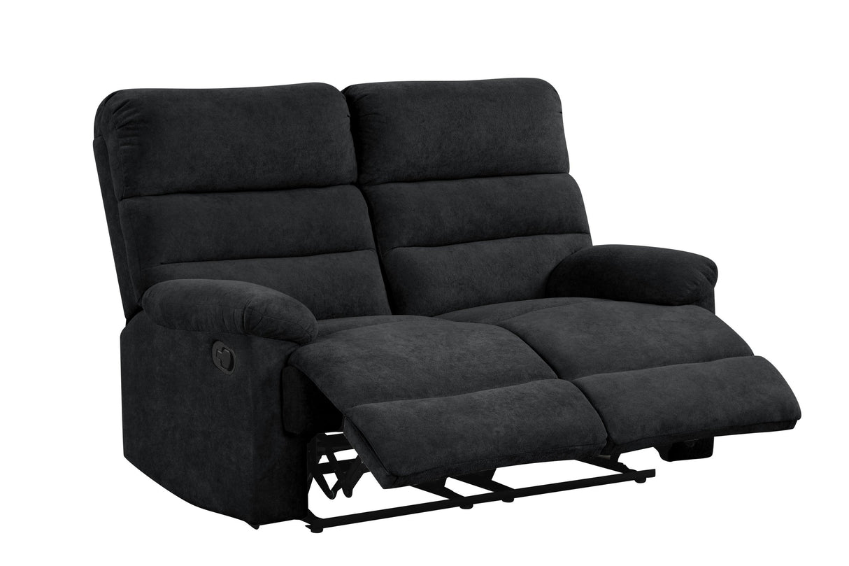 Albert Black 3-Piece Reclining Set from Happy Homes - Luna Furniture