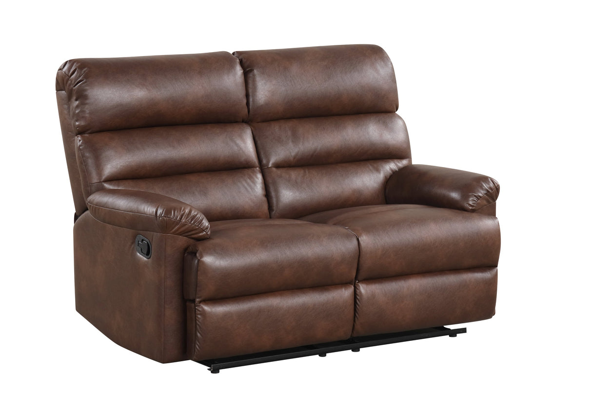 Albert Brown 3-Piece Reclining Set from Happy Homes - Luna Furniture