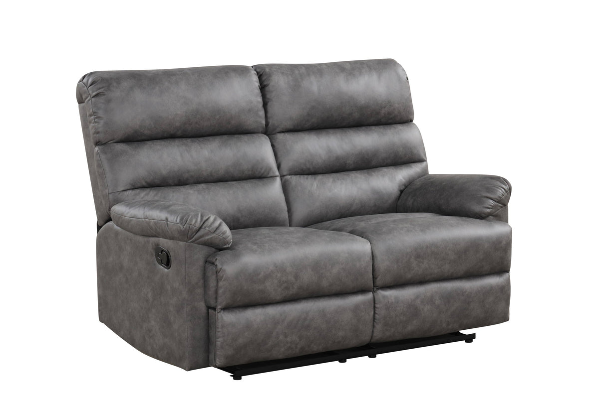 Albert Gray 3-Piece Reclining Living Room Set from Happy Homes - Luna Furniture