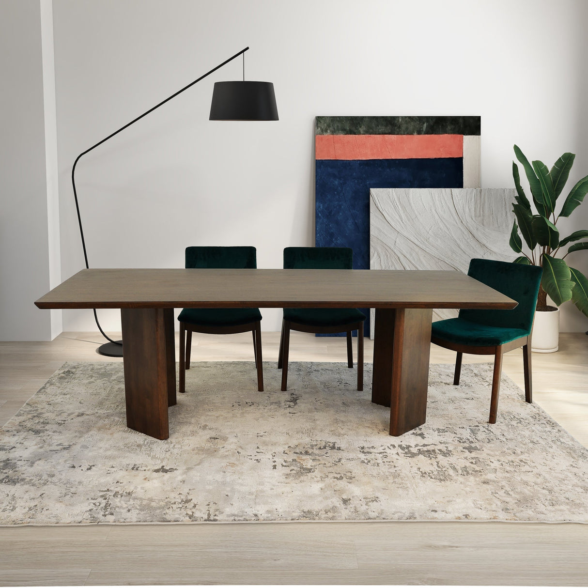 Alden Walnut Dining Table from Midinmod - Luna Furniture