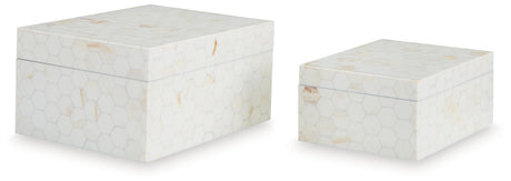 Aldenburg Cream Box from Ashley Furniture - Luna Furniture