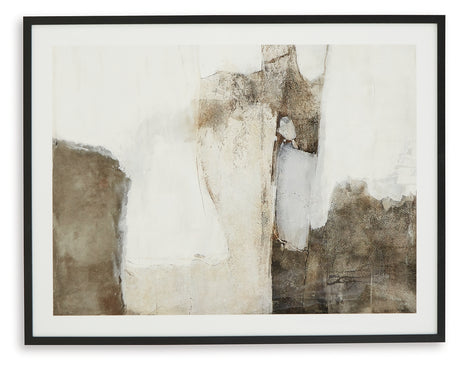 Aldricton Brown/White Wall Art from Ashley Furniture - Luna Furniture
