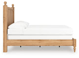 Aleaport Full Panel Bed with Chest and Nightstand in Warm Brown from Ashley Furniture - Luna Furniture