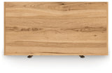 Aleaport King Panel Bed with Chest and Nightstand in Warm Brown from Ashley Furniture - Luna Furniture